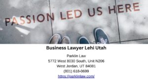 Business Lawyer Lehi Utah