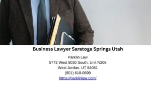 Business Lawyer Saratoga Springs Utah