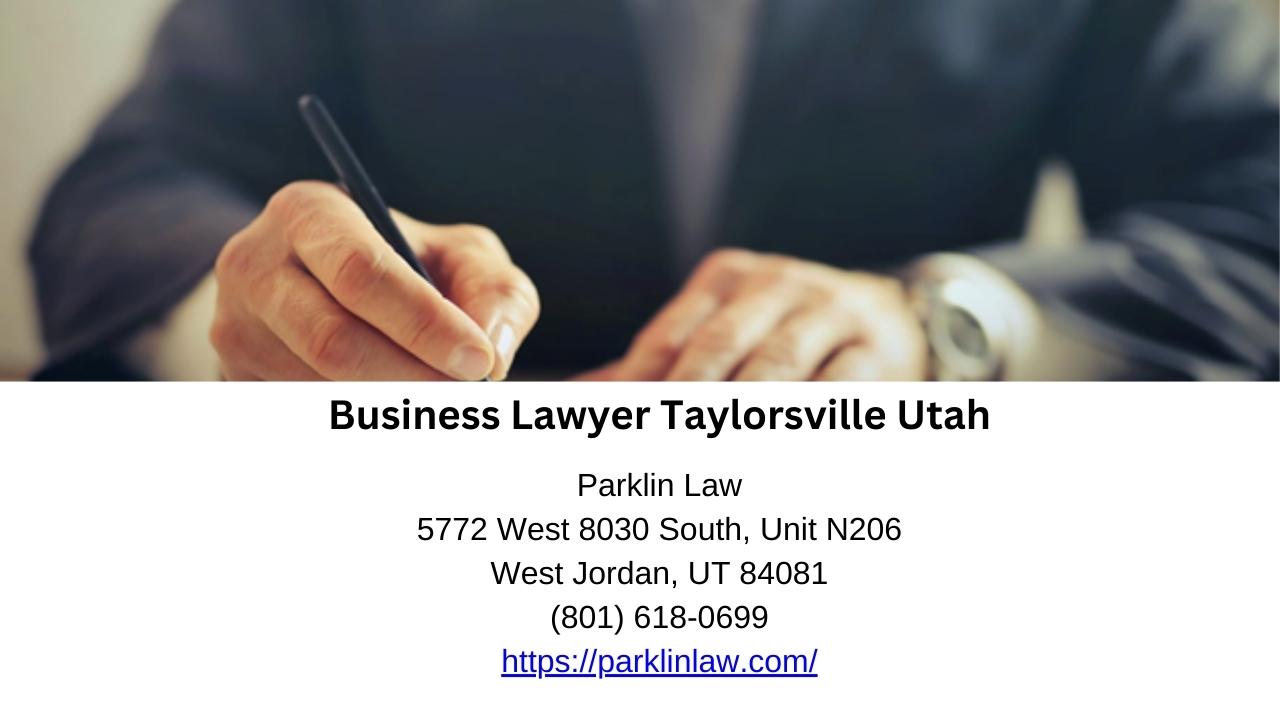 Business Lawyer Taylorsville Utah