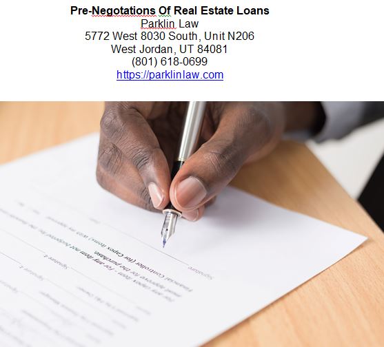 Pre-Negotations Of Real Estate Loans.JPG